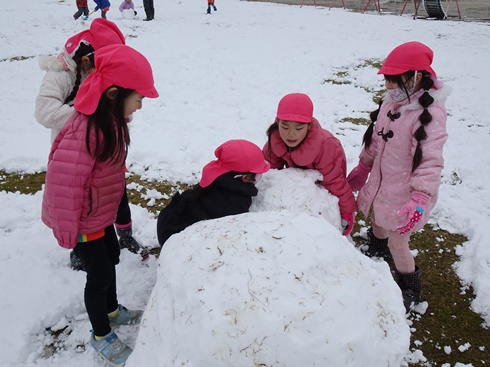 雪だるま作り