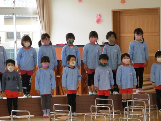 年長組別れの言葉