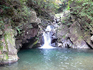 観世菩薩の滝の写真