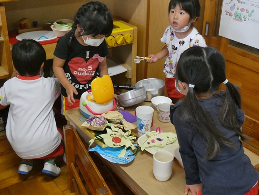 ままごと遊び