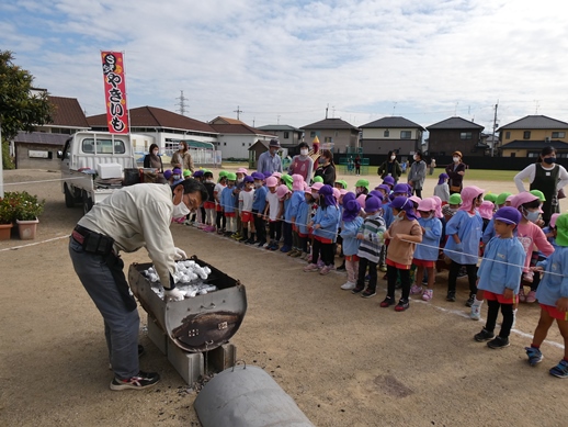 焼きの様子