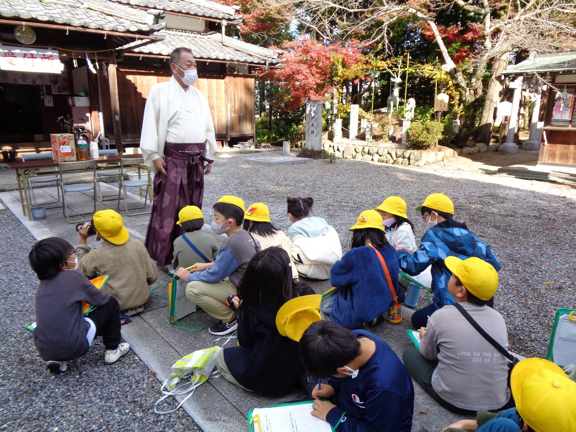 八木神社　神主さんの話