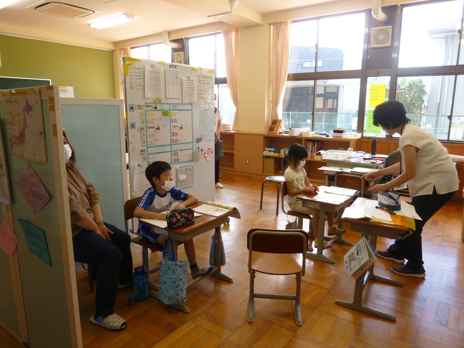 なかよし4組学習風景