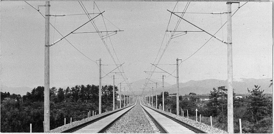 国鉄（新幹線）線路　1965年頃