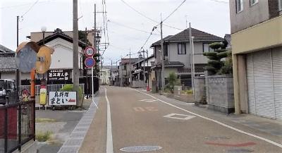 現在の中宿　中山道